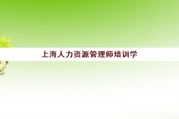 上海人力资源管理师培训学校排名榜最新如何解读？2025年十大机构课程特色、师资对比与科学择校全指南