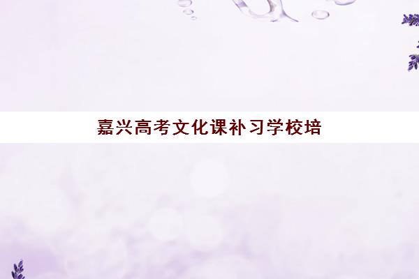 嘉兴高考文化课补习学校培训机构有哪些学校？2025年最新排名、择校指南与成功案例深度解析