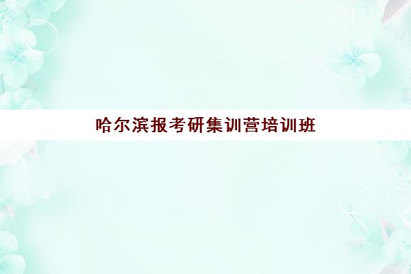 哈尔滨报考研集训营培训班哪个好一点？2025年最新权威Top10榜单、各机构特色深度解析与个性化择校全攻略