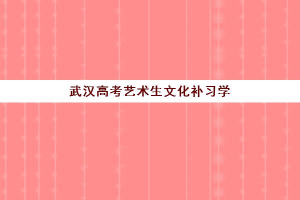 武汉高考艺术生文化补习学校培训机构哪个比较好？2025年最新十大机构权威排名、特色解析与科学择校全指南