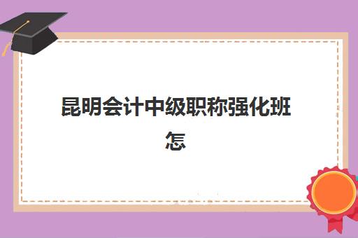 昆明会计中级职称强化班怎么选？2025年高口碑机构特色解析与择校指南