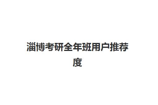 淄博考研全年班用户推荐度TOP3如何查询？2025年最新权威评测与科学择校全攻略指南