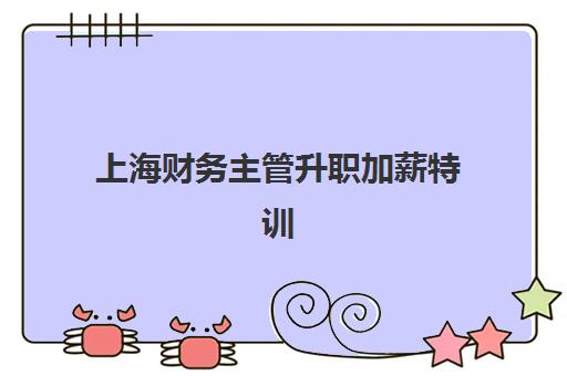 上海财务主管升职加薪特训在线课程培训班哪个最好一点？2025年权威机构评测与择校指南