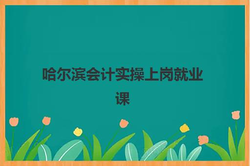 哈尔滨会计实操上岗就业课程报名确认时间表在哪看？2025年最新查询渠道、报名流程与时间节点全解析