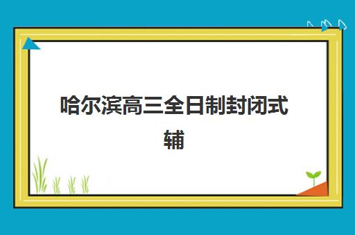 哈尔滨高三全日制封闭式辅导班面试培训哪家好？2025年机构综合评测与择校指南